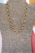 Executive Glam Goldtone Link Necklace