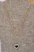Sealed with Love Crystal & Goldtone Layered Necklace