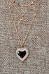 Sealed with Love Crystal & Goldtone Layered Necklace