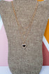 Sealed with Love Crystal & Goldtone Layered Necklace
