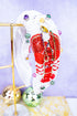 Mardi Gras White Mud Bug Sequin Knotted Headband