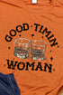 Good Timin' Woman Unisex Blend Tee