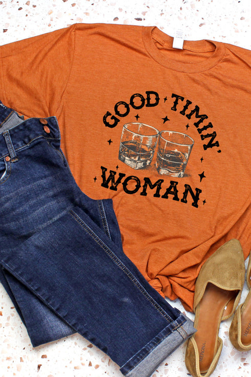 Good Timin' Woman Unisex Blend Tee