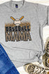 Leopard Baseball Mama Unisex Blend Tee