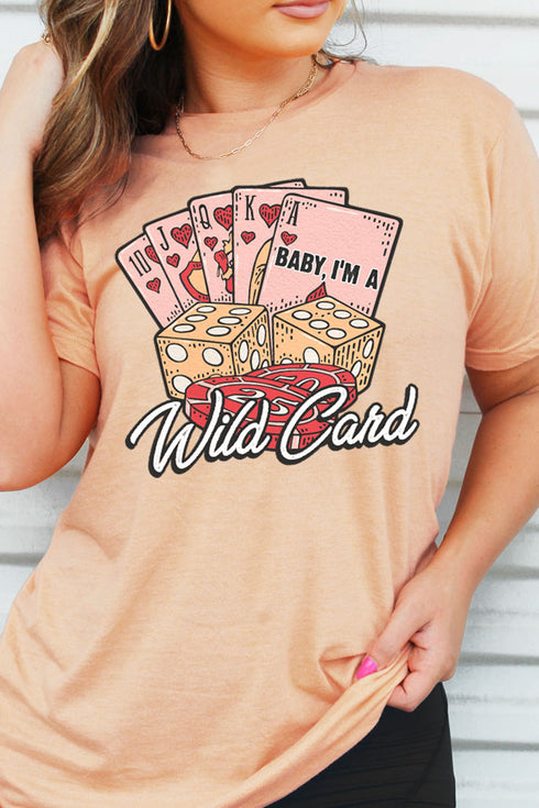Baby I'm A Wild Card Unisex Blend Tee