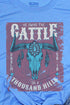 Cattle On A Thousand Hills Steer Unisex Dri-Power Poly Tee