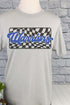 Checkered Warriors Royal Unisex Dri-Power Poly Tee