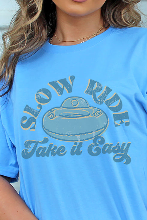 Slow Ride Summer Unisex Dri-Power Poly Tee