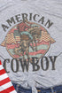 Vintage American Cowboy Unisex Dri-Power Poly Tee