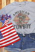 Vintage American Cowboy Unisex Dri-Power Poly Tee