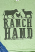 Farm Animals Ranch Hand Unisex Poly-Rich Blend Tee
