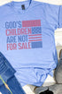 God's Children Are Not For Sale Unisex Poly-Rich Blend Tee