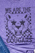 Stars We Are The Cougars Unisex Poly-Rich Blend Tee