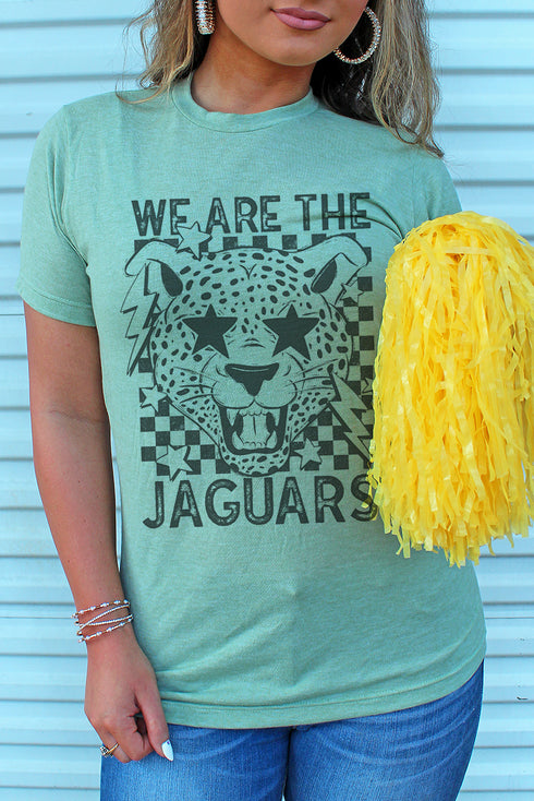 Stars We Are The Jaguars Unisex Poly-Rich Blend Tee