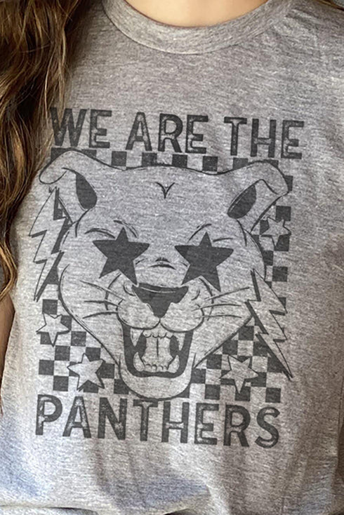 Stars We Are The Panthers Unisex Poly-Rich Blend Tee