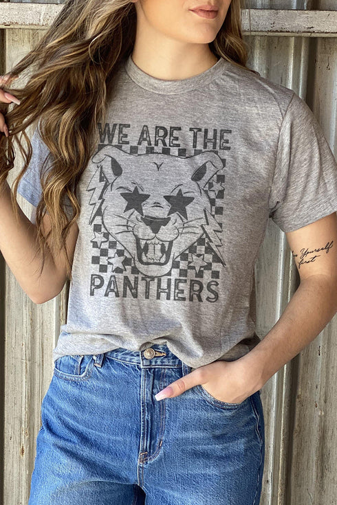 Stars We Are The Panthers Unisex Poly-Rich Blend Tee