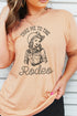 Cowgirl Take Me To The Rodeo Unisex Poly-Rich Blend Tee