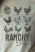 Ranchy Chicken Stuff Unisex Poly-Rich Blend Tee
