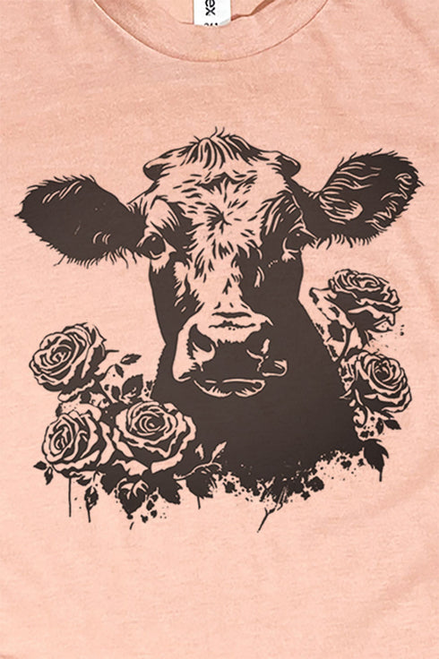 Rosie The Cow Unisex Poly-Rich Blend Tee