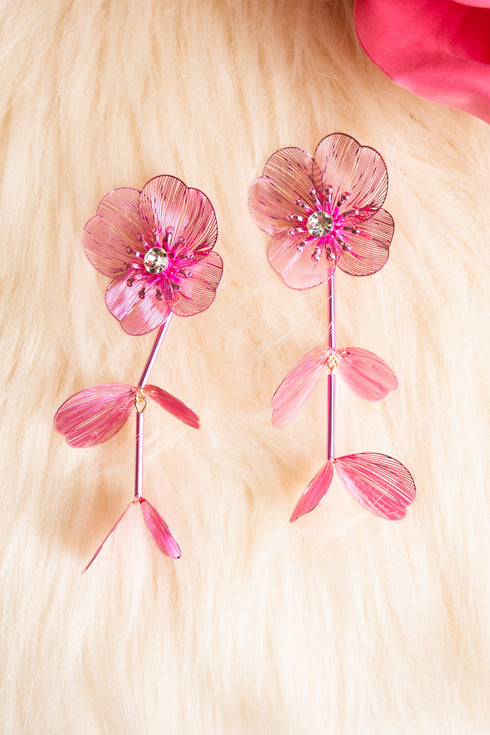 Rose Bronte Blooms Cascade Earrings