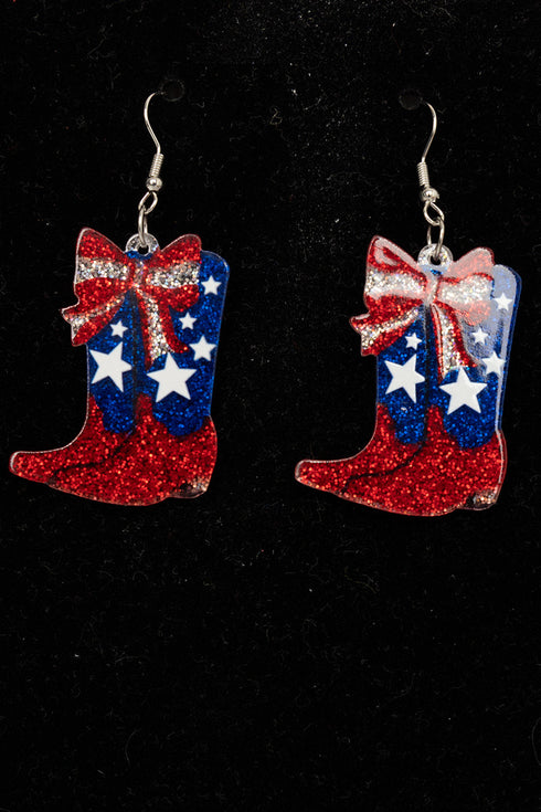 Crystal Avenue Star-Spangled Cowgirl Earrings