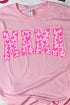 All The Hearts Mama Pink Unisex Dri-Power Long-Sleeve 50/50 Tee