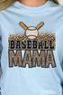 Leopard Baseball Mama Unisex Dri-Power Long-Sleeve 50/50 Tee