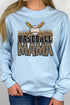 Leopard Baseball Mama Unisex Dri-Power Long-Sleeve 50/50 Tee