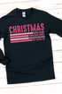 Pink Christmas List Unisex Dri-Power Long-Sleeve 50/50 Tee