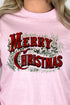 Vintage Merry Christmas Unisex Dri-Power Long-Sleeve 50/50 Tee