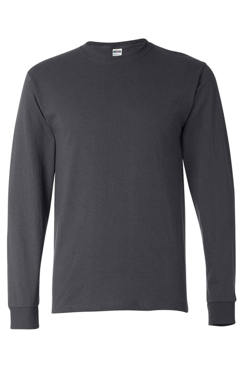 Orange Checkered Mama Unisex Dri-Power Long-Sleeve 50/50 Tee