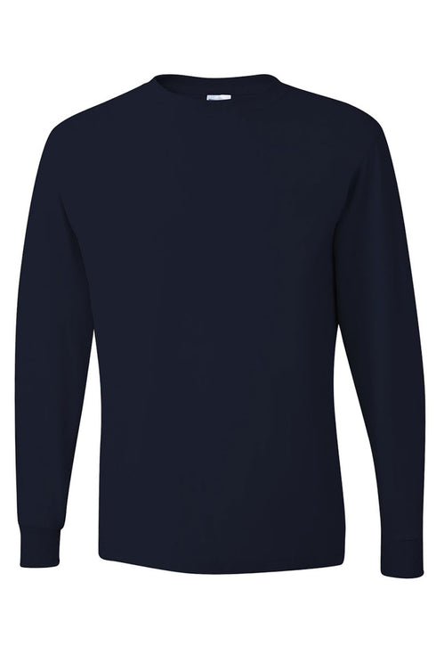 Santa Highland Cow Unisex Dri-Power Long-Sleeve 50/50 Tee
