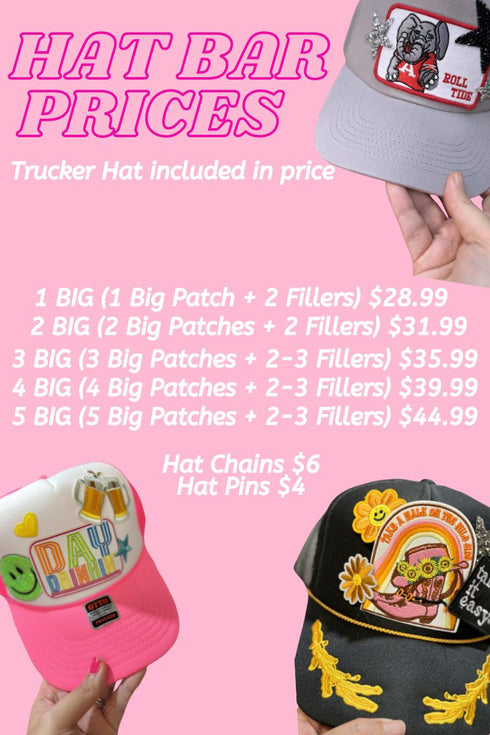 Howdy Honey Hat Bar Deposit for Thursday, June 20th