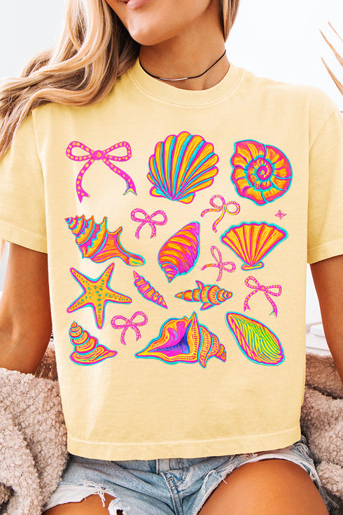 Neon By The Sea Comfort Colors Women's Heavyweight Boxy Tee