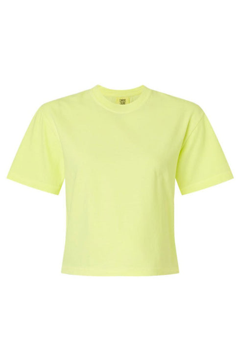 Neon By The Sea Comfort Colors Women's Heavyweight Boxy Tee