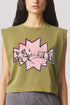 Pink Mesa Moonrise Women's Garment-Dyed Heavyweight Muscle Tee