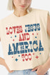 Retro Loves Jesus & America Too Women's Garment-Dyed Heavyweight Muscle Tee