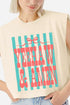 Striped Yeehaw & Amen Women's Garment-Dyed Heavyweight Muscle Tee