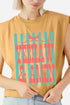 Striped Yeehaw & Amen Women's Garment-Dyed Heavyweight Muscle Tee