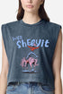 Well Sheeyit Cowboy Women's Garment-Dyed Heavyweight Muscle Tee