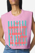 Striped Yeehaw & Amen Women's Garment-Dyed Heavyweight Muscle Tee