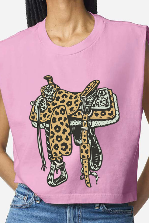 Spotted Saddle Women's Garment-Dyed Heavyweight Muscle Tee
