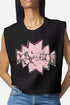 Pink Mesa Moonrise Women's Garment-Dyed Heavyweight Muscle Tee