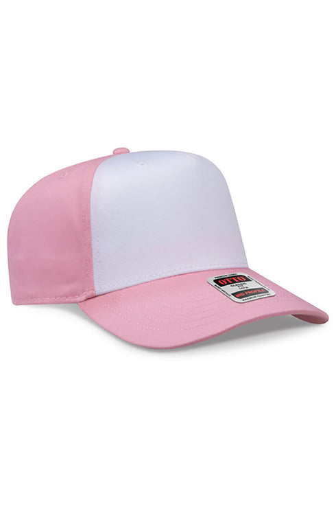 How Lucky Are We Embroidered Otto Crown Split Baseball Cap *Choose Thread Color