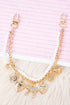 Hearts A Plenty Goldtone & Pearl Handbag Chain