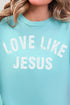 Arched Love Like Jesus Comfort Colors Women's Heavyweight Boxy Tee
