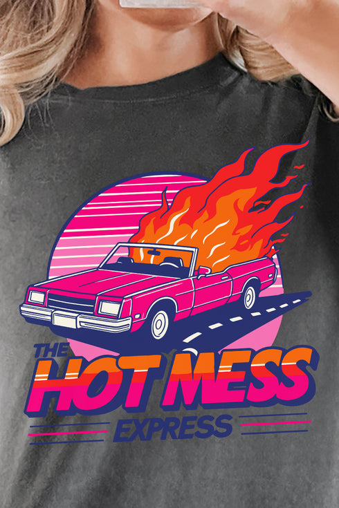 Hot Mess Express Comfort Colors Women's Heavyweight Boxy Tee