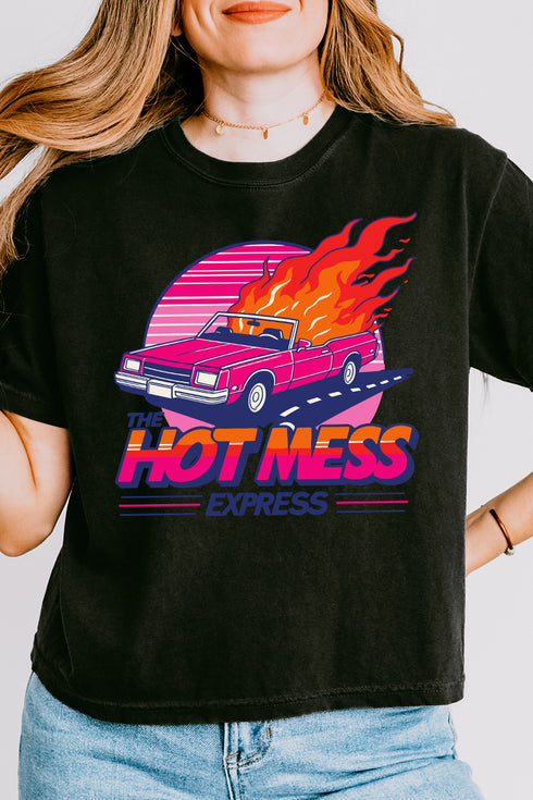 Hot Mess Express Comfort Colors Women's Heavyweight Boxy Tee