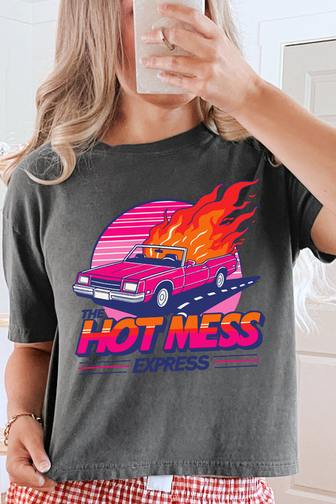 Hot Mess Express Comfort Colors Women's Heavyweight Boxy Tee