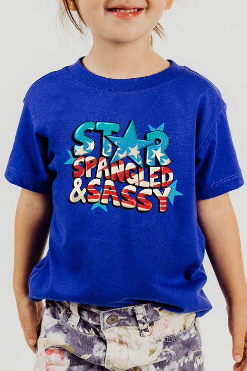 Toddler Star Spangled and Sassy Cotton Jersey Tee